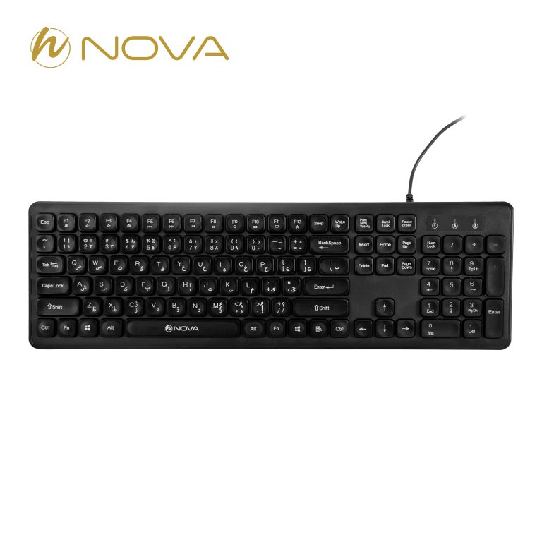 خرید اینترنتی کیبورد باسیم نوا مدل NOVA NK-101