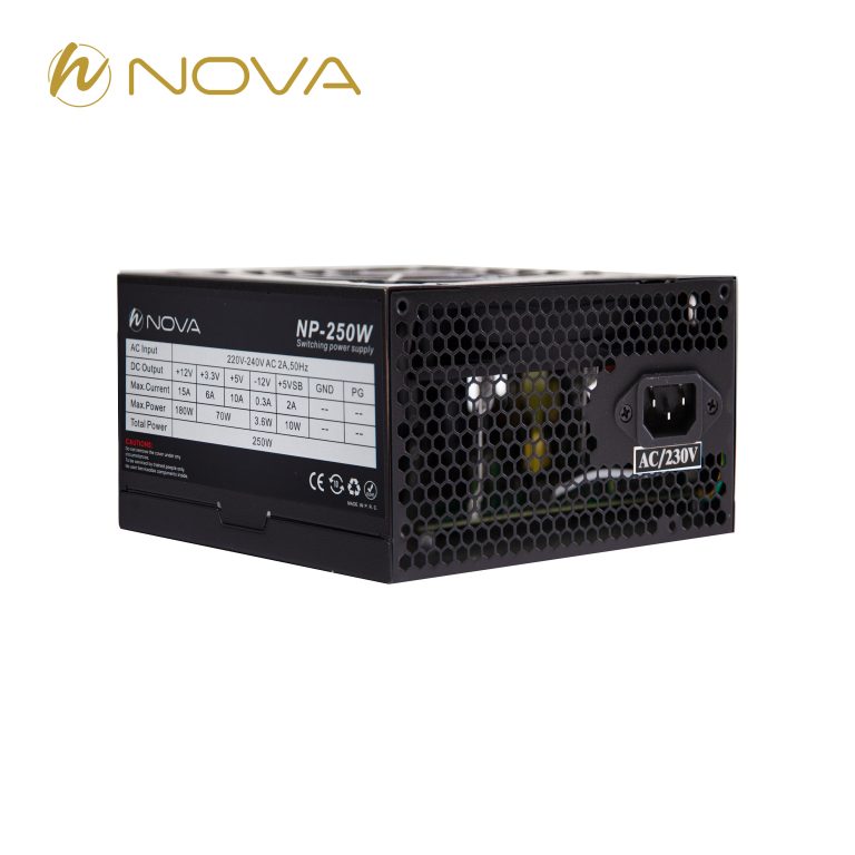 پاور کامپیوتر 250 وات نوا مدل NOVA NP-250 80Plus
