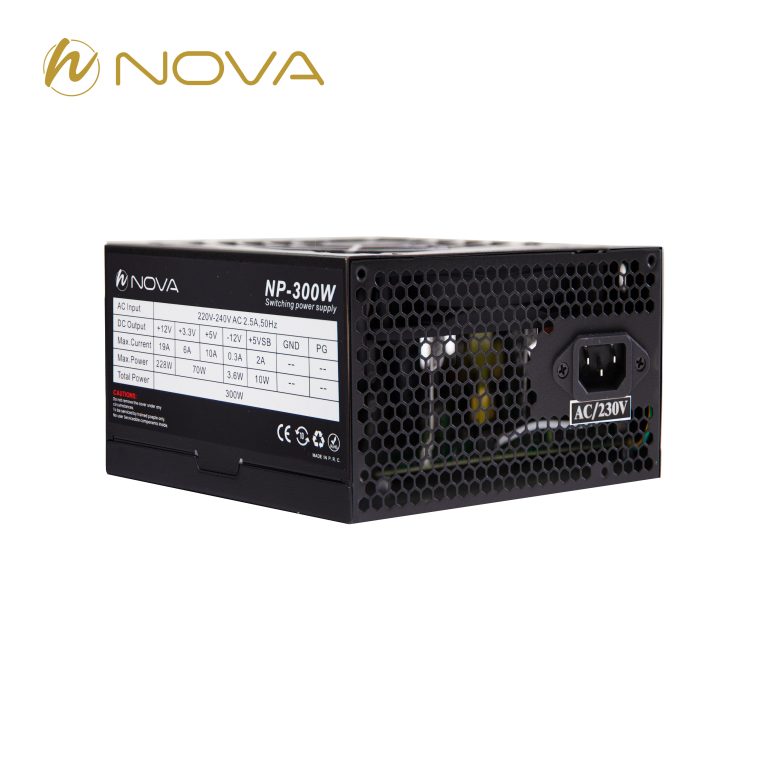 پاور کامپیوتر 300 وات نوا مدل NOVA NP-300 80Plus