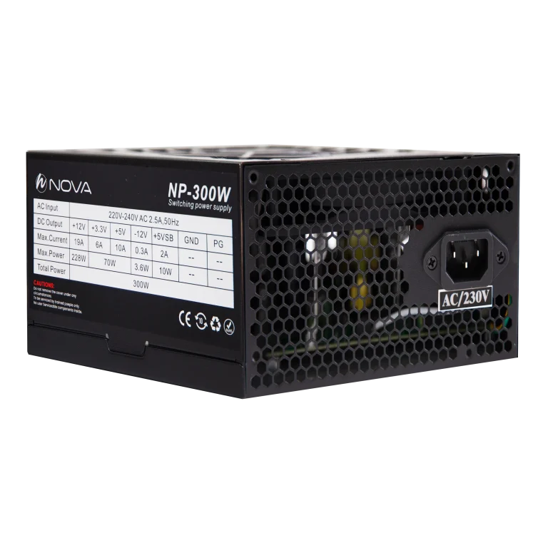 پاور کامپیوتر 300 وات نوا مدل NOVA NP-300 80Plus