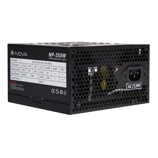 پاور کامپیوتر 350 وات نوا مدل NOVA NP-350 80Plus