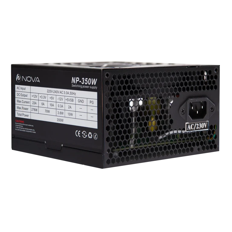 پاور کامپیوتر 350 وات نوا مدل NOVA NP-350 80Plus