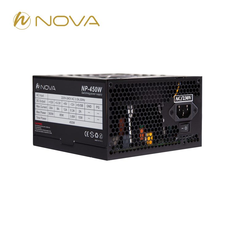 پاور کامپیوتر 450 وات نوا مدل NOVA NP-450 80Plus