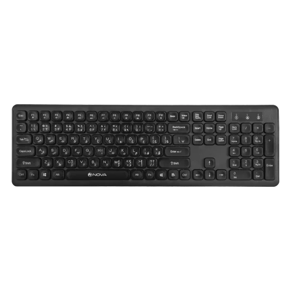 موس و کیبورد بی سیم نوا مدل Nova NKM-1401WL - تصویر 2