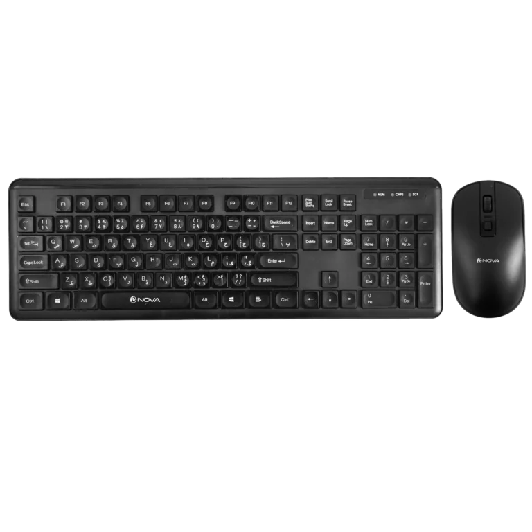 خرید اینترنتی موس و کیبورد بی سیم نوا مدل NOVA NKM-1402