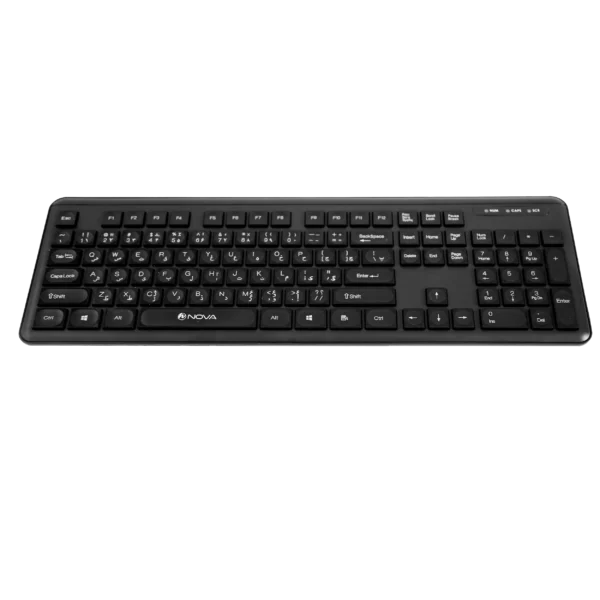 موس و کیبورد بی سیم نوا مدل NOVA NKM-1402WL - Image 2