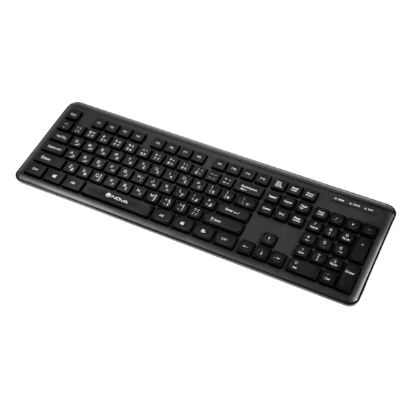 موس و کیبورد بی سیم نوا مدل NOVA NKM-1402WL - Image 3