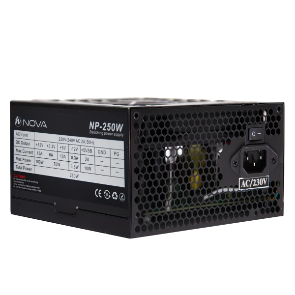 پاور کامپیوتر 250 وات نوا مدل NOVA NP-250 80Plus - Image 2