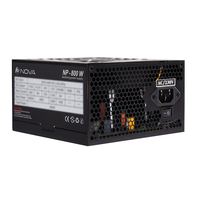پاور کامپیوتر 800 وات نوا مدل NOVA NP-800 80Plus