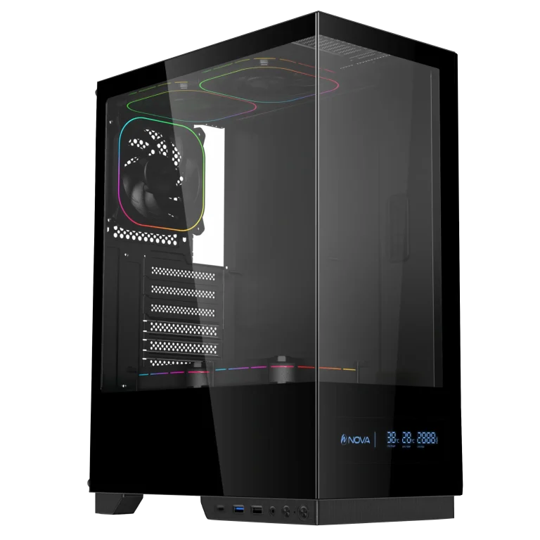 کیس گیمینگ Mid Tower نوا مدل NOVA NC-Rigel